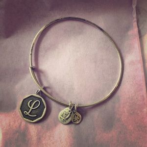 Alex and Ani ”L” Inital Bracelet